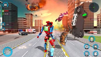 Robot Hero Van Transform: Action Transformer Games screenshot 1