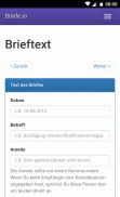 Briefe schreiben als PDF screenshot 5