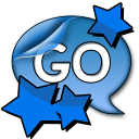 Go SMS Pro Theme Blue Stars Icon