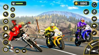 Moto Bike Attack Race 3d games screenshot 12