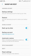 Backup And Reset Settings Shor screenshot 0