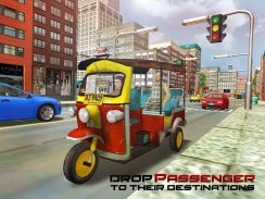 City Taxi Auto Rickshaw Game screenshot 6