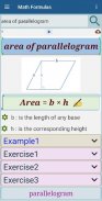 Math Formulas- Exercices 2020 screenshot 5