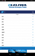 Telecom Acronyms Finder Leliwa screenshot 2