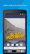 3D Name on Pics - 3D Text screenshot 2