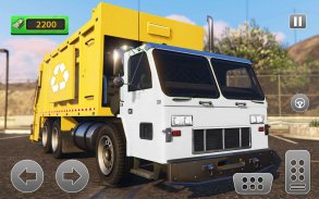 Road Sweeper Garbage Truck Sim screenshot 2