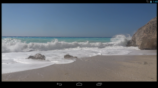 Пляж Рок Live Wallpaper screenshot 0