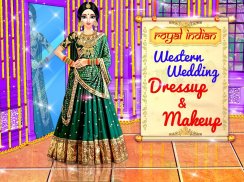 Royal Indian Western Wedding Dress-up and Makeup screenshot 4