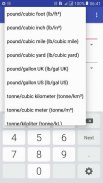 Density Conversion: ft lbs to kg m kg/cm³ g/cm³ screenshot 2