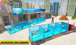 Transport Sea Animals Truck Cargo screenshot 2