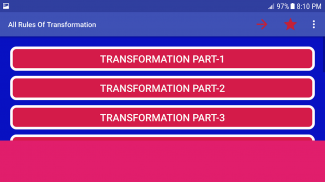 All Rules of Transformation - screenshot 1