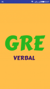 GRE VERBAL PRACTICE TEST screenshot 0