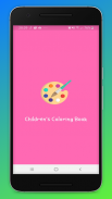 Children's Coloring Book: Kids - Free screenshot 0