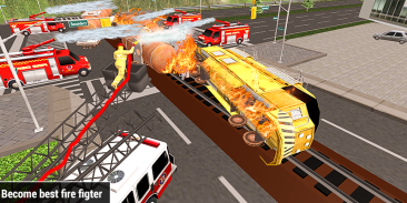 Train Fire Rescue Simulator 2019 screenshot 10