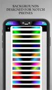 Status Bar & Notch Custom Colors and Backgrounds💙 screenshot 3