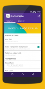 eenvoudige Text Widget screenshot 4