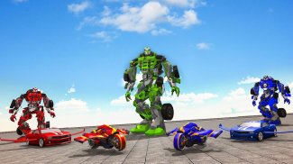 Moto Robot Transformation: Flying Car Robot Games screenshot 4