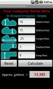 Pool Volume Calculator screenshot 2