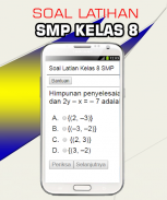 Soal Latihan Kelas 8 SMP screenshot 1