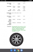 Tire Size Calculator screenshot 2