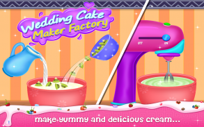 Wedding Cake Maker Factory screenshot 1