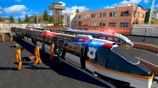 Police Train Simulator 3D: Prison Transport screenshot 0