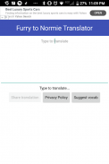 Furry to Normie Translator screenshot 0