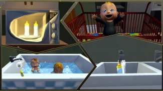 Real Mother Simulator 3D: New Born Twin Baby Games screenshot 1