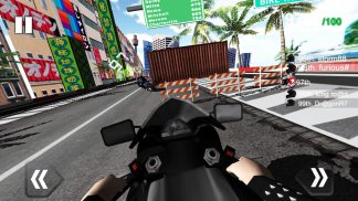 speed bike racing simulator screenshot 2