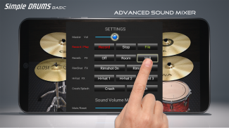 Simple Drums Basic - Rock, Metal & Jazz Drum Set screenshot 1