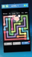 Flow Line Puzzle - Connect dots free game screenshot 1
