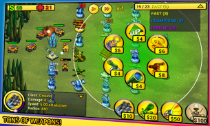 tower defense Line Demo screenshot 1