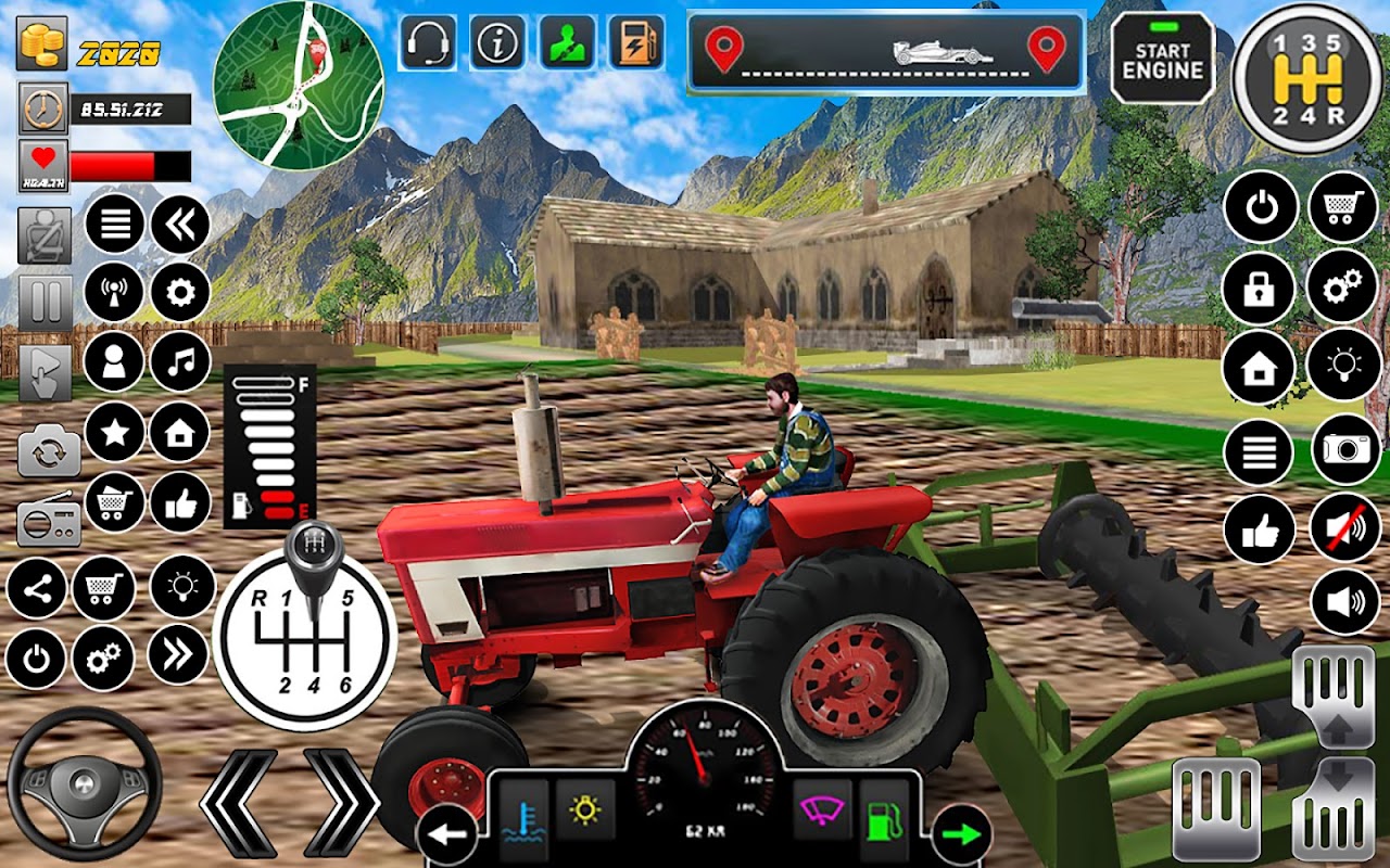 Jogos de agricultura de trator nos EUA 3d versão móvel andróide