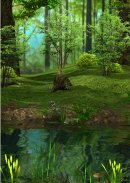 3D Nature Deer Live Wallpaper screenshot 0