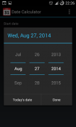 Date Calculator screenshot 1