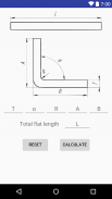 Bending Sheet Metal Calculator screenshot 1