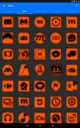 Orange and Black Icon Pack Free screenshot 5