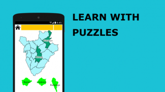 Puzzle Quiz Map 2020 - Burundi - Provinces screenshot 2