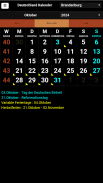 Deutschland Kalender screenshot 1