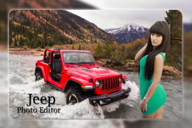 Jeep Photo Frame Editor screenshot 1