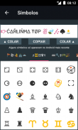 Letras diferentes, símbolos, emojis, decorações screenshot 2