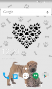 Cute Puppies Animated Keyboard + Live Wallpaper screenshot 5