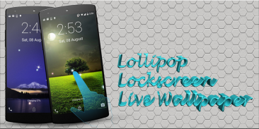 Lollipop Lockscreen LWP screenshot 0