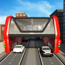 Transit Elevated Bus Driver 3D Icon