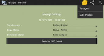 Fertagus Trains TimeTable screenshot 2