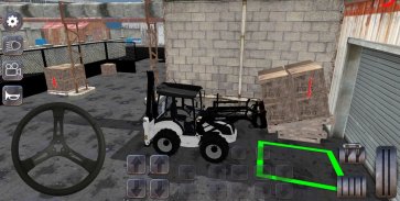 Retroexcavadora excavadora simulador de juego screenshot 5