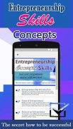 Entrepreneurship Skills Mindset and Concepts screenshot 1