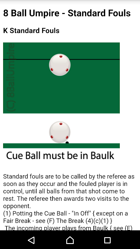 Foul Snooker - 8 Ball Umpire