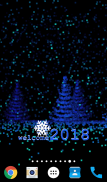 💥🎄❄️3D New Year 2018 LWP free screenshot 1