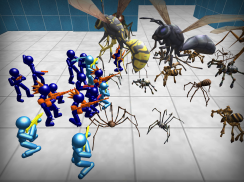 Stickman Spiders Battle Simula screenshot 0